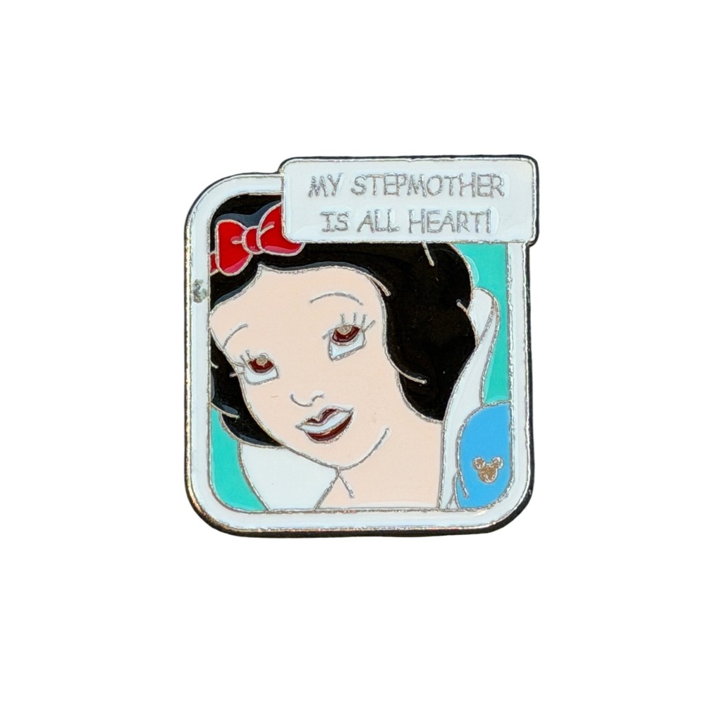 Walt Disney Pin Trading Disney Snow White Quote "My Stepmother is all Heart!